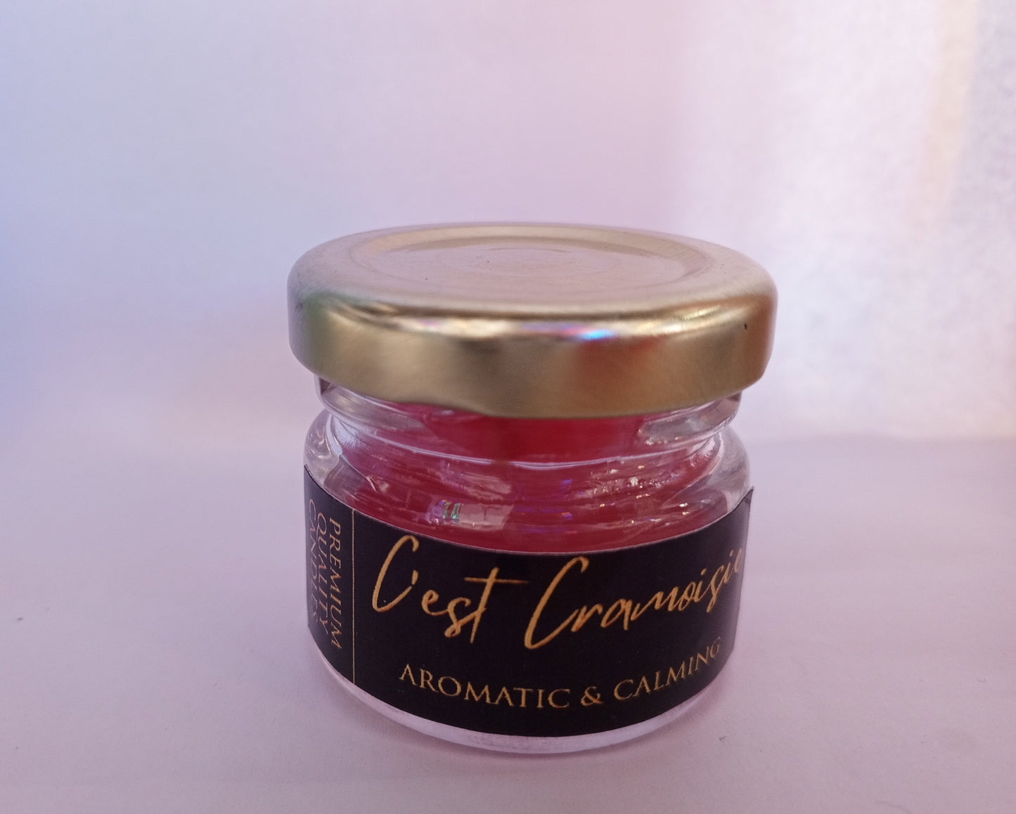 Citrus scented candle